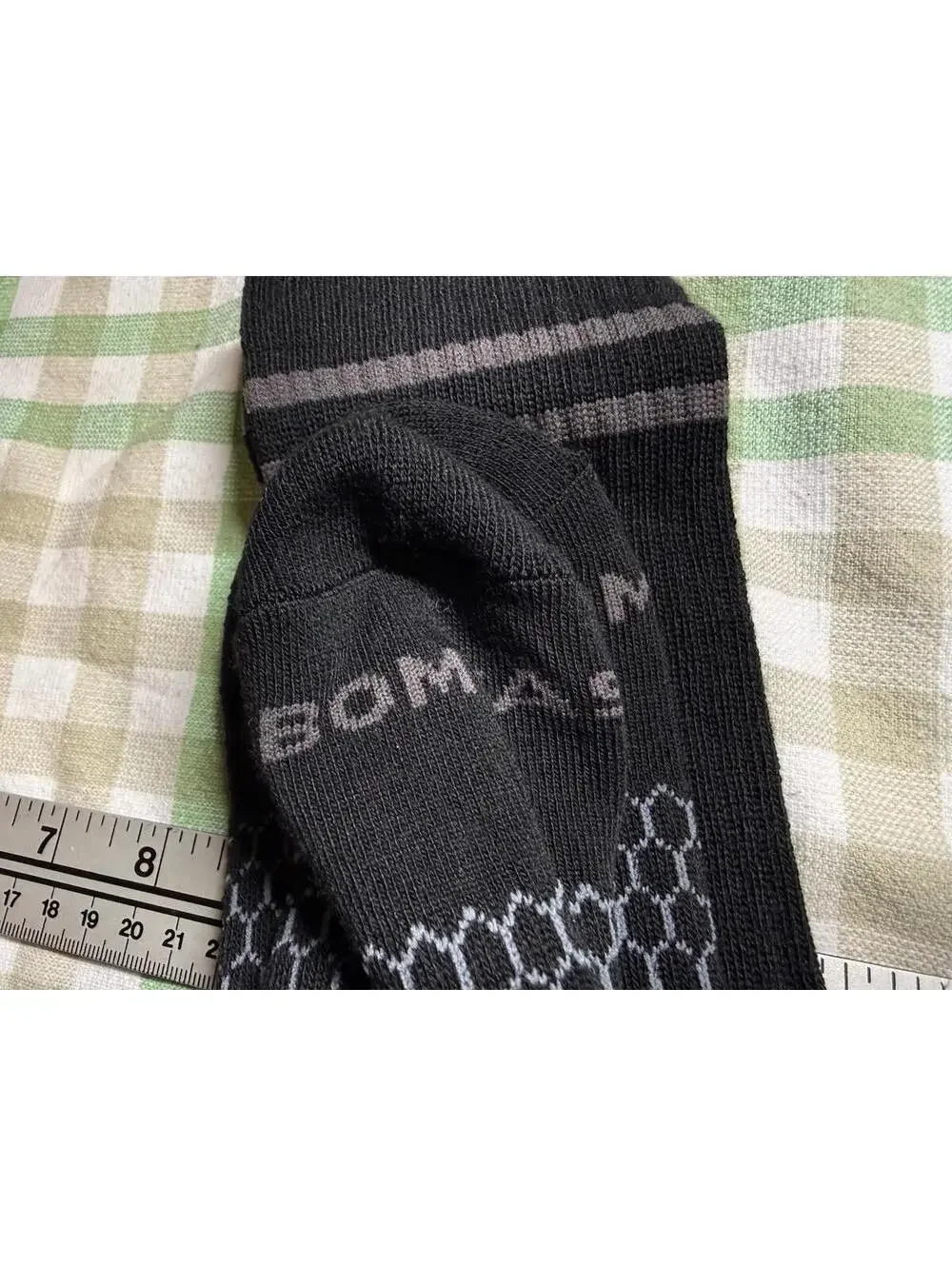 Bombas Lot of 4 (four) Pairs Crew Calf Socks in Black Adult Unisex Size M NEW #3